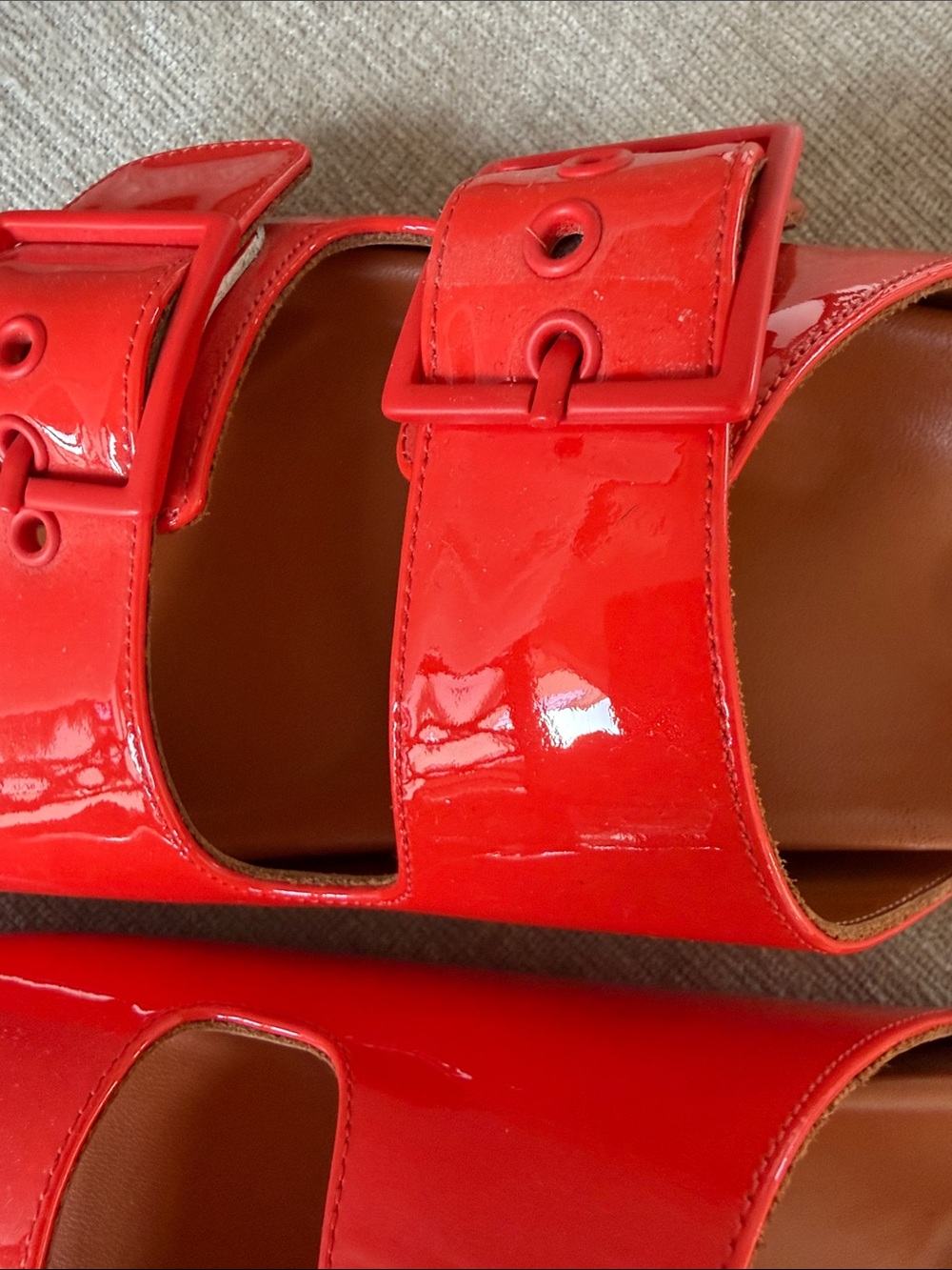 L’AUTRE Coral Double-Buckle Slide Sandals - Picture 4 of 12